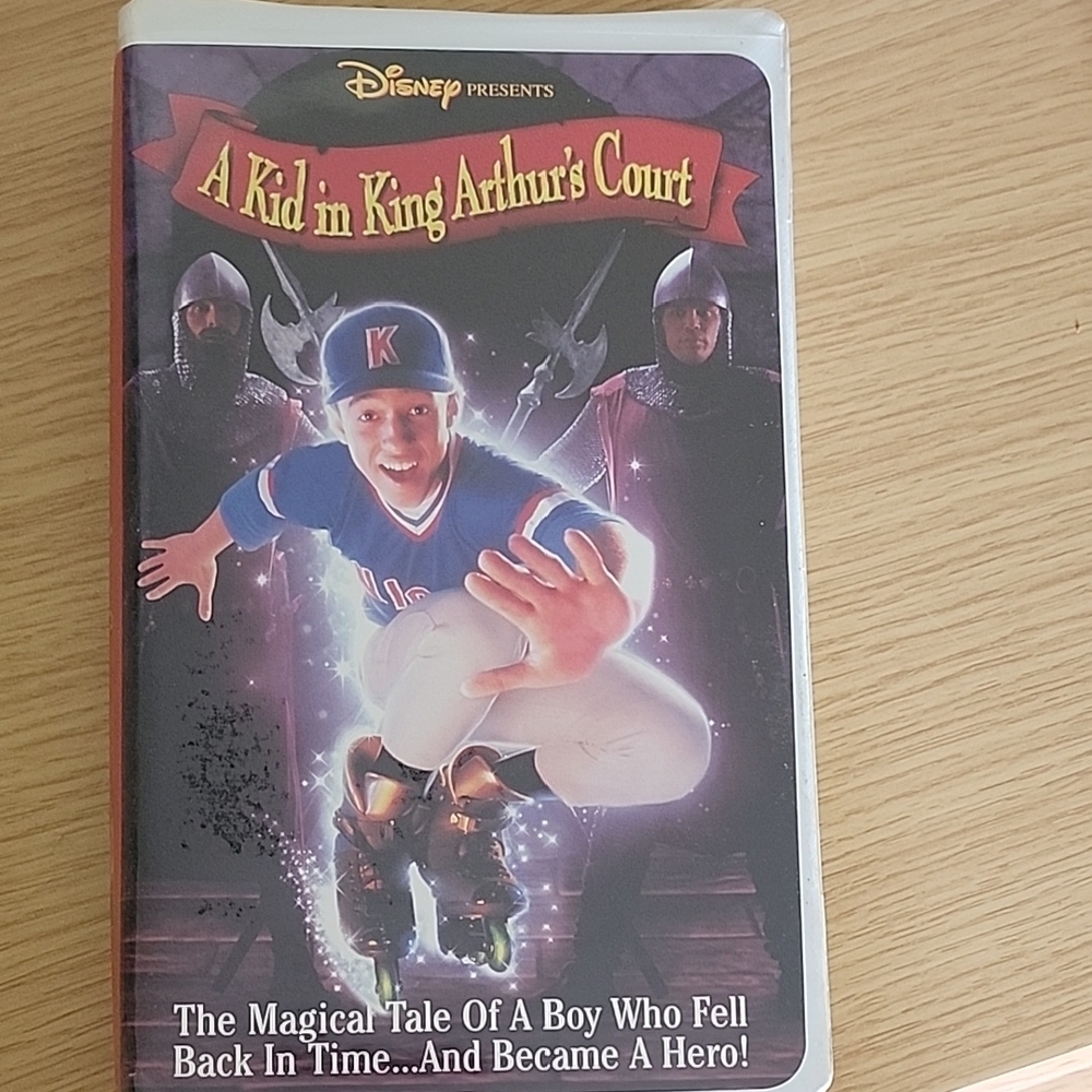 Disney A Kid in King Arthur's Court VHS - Red and Blue